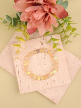 Opal Aura Quartz Bracelet - Yellow - 8mm