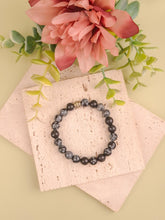 Snowflake Obsidian Bracelet - 8mm