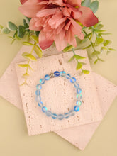 Opal Aura Quartz Bracelet - Blue - 8mm