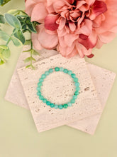 Mint Green Jade Natural Stone Bracelet 6mm | Perry Bijoux