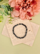 Snowflake Obsidian Natural Stone Bracelet 6mm | Perry Bijoux