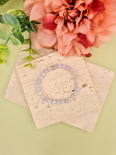 Light Purple Jade Natural Stone Bracelet 6mm | Perry Bijoux