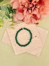 Emerald Green Jade Natural Stone Bracelet 6mm | Perry Bijoux