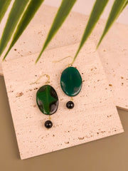 Emerald Eclipse Earrings