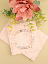 Opal Aura Quartz Bracelet - Clear - 8mm