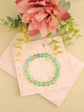 Opal Aura Quartz Bracelet - Green - 8mm