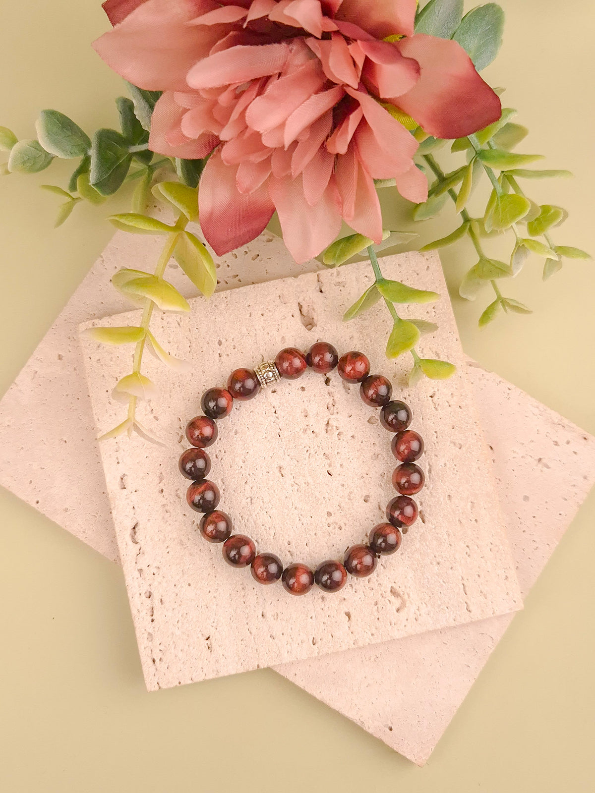 Red Tiger Eye Bracelet - 8mm
