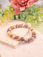 Zebra Jasper Bracelet - 8mm