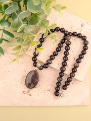 Obsidian Night Necklace