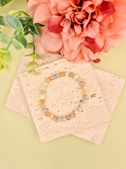 Amazonite Natural Stone Bracelet 6mm | Perry Bijoux