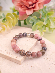 Rhodonite Bracelet - 8mm