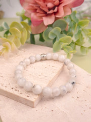 Rainbow Moonstone Bracelet - 8mm