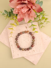 Leopard-skin Jasper Bracelet - 8mm