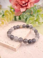Cloud Quartz Bracelet - 8mm
