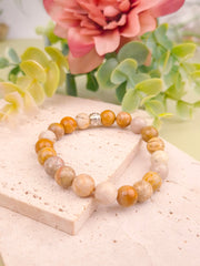 Picture Jasper Bracelet - 8mm