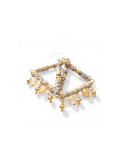 Jasper Triangle Drop Earrings — 14k Gold Plated | Perry Bijoux