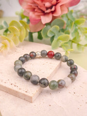 Bloodstone Bracelet - 8mm