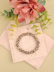 Dalmatian Jasper Bracelet - 8mm