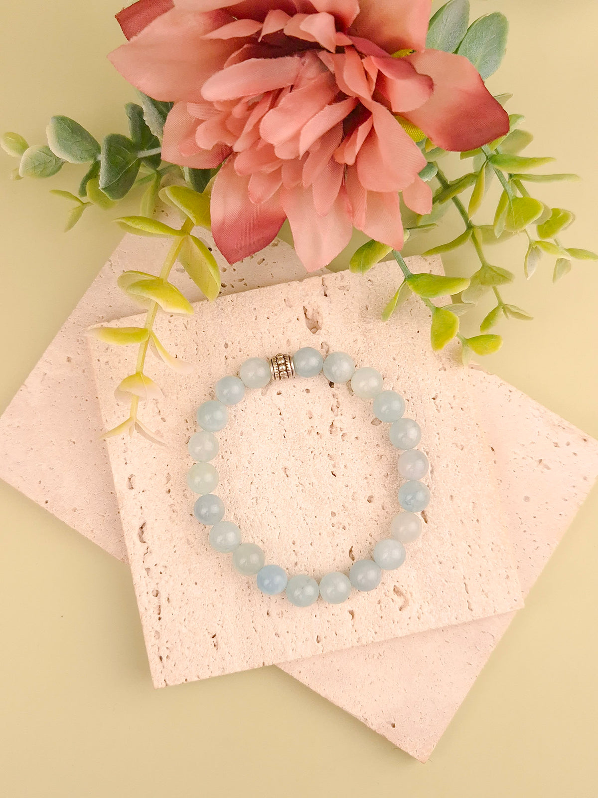 Aquamarine Bracelet - 8mm