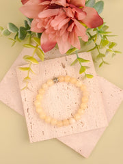 Alabaster Stone Bracelet - 8mm