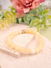 Alabaster Stone Bracelet - 8mm